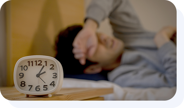 不眠症・概日リズム障害など幅広い睡眠障害に対応