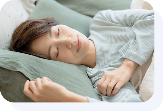 夜間の睡眠を評価する精密検査（PSG・簡易検査）が受けられます